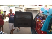Carro de Homenagem para Aniversário na Vila Dalila